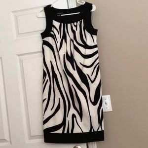 Zebra print dress